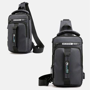 Sleek Black Sling Backpack
